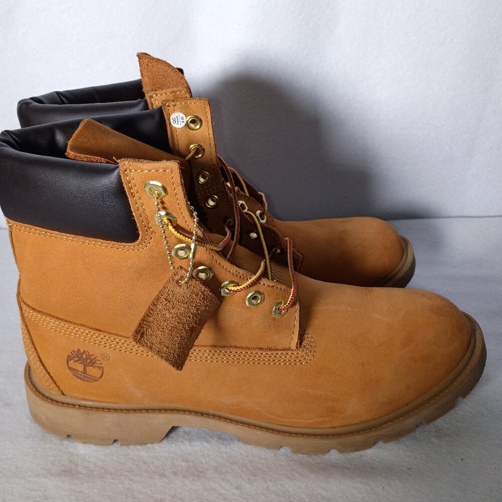 Men's Timberland Classic 6 In Lace Waterproof Wheat (TB118094 231) Size 11 - Picture 2 of 4